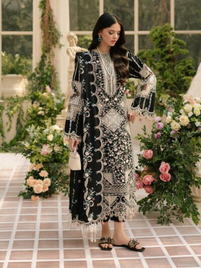 bin ilyas 3pcembroiderd summer casual collection