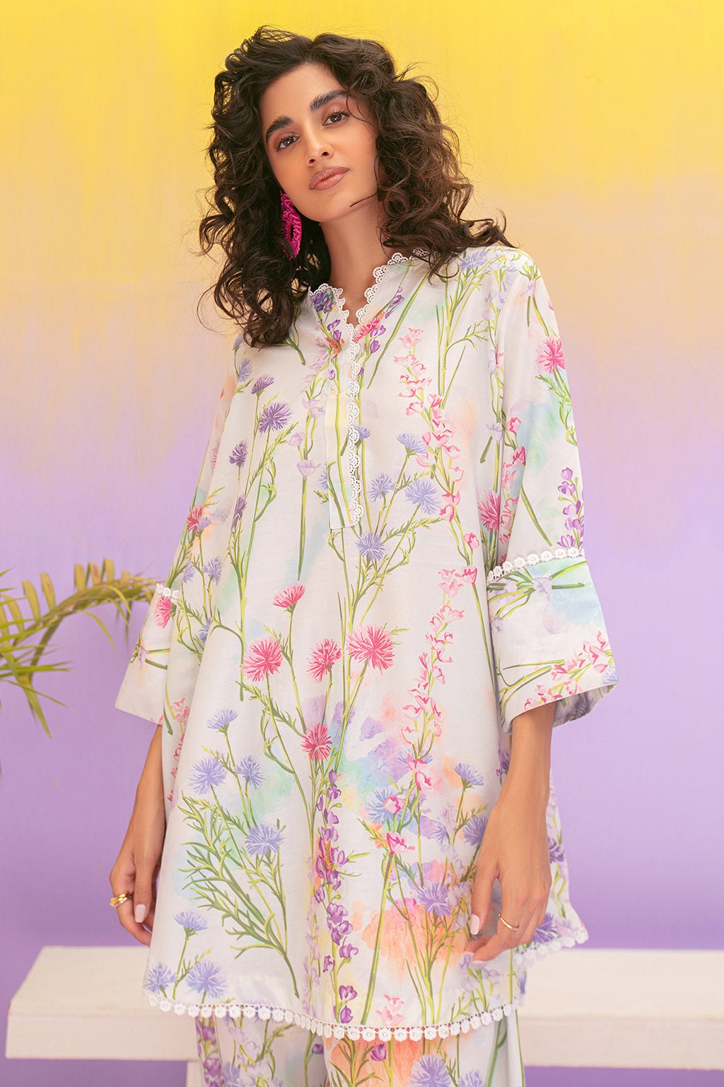 2 piece digital printed lawn suit