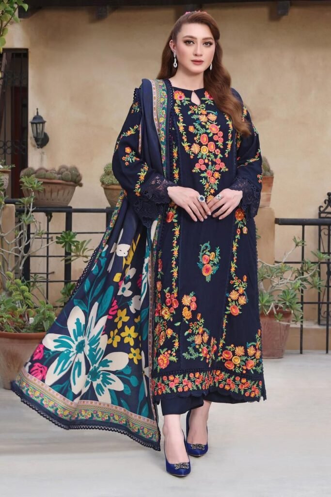 ANEELA 3pc Embroiderd Summer Casual Collection aneela 3pc embroiderd summer casual collection