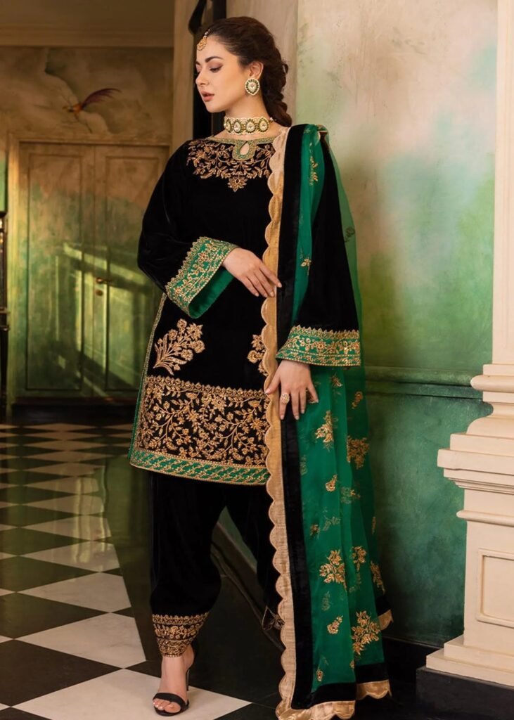 Luxury Embroided Velvet 3 Pc Dress JZ-953 rn image picker lib temp 372ec198 090b 41ad ad1b 5ff95db750b6.jpg
