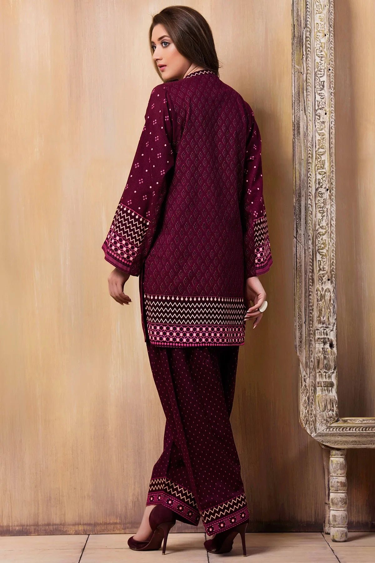 2 piece unstitched fully embroided suit ks 765