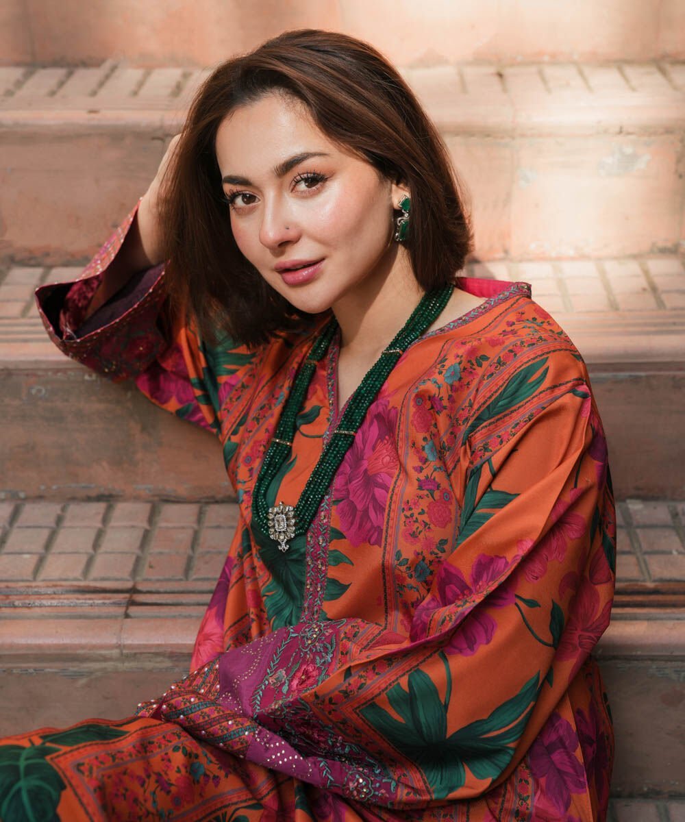 2 piece unstitched digital printed lawn fabric sp 506