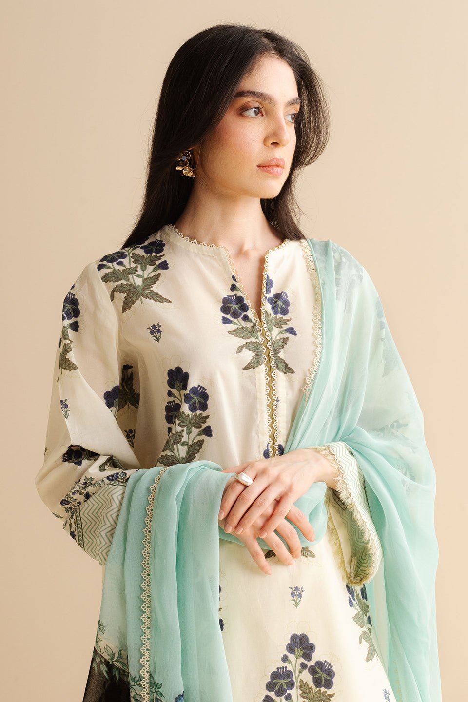 3 piece unstitched digital printed lawn fabric co 492