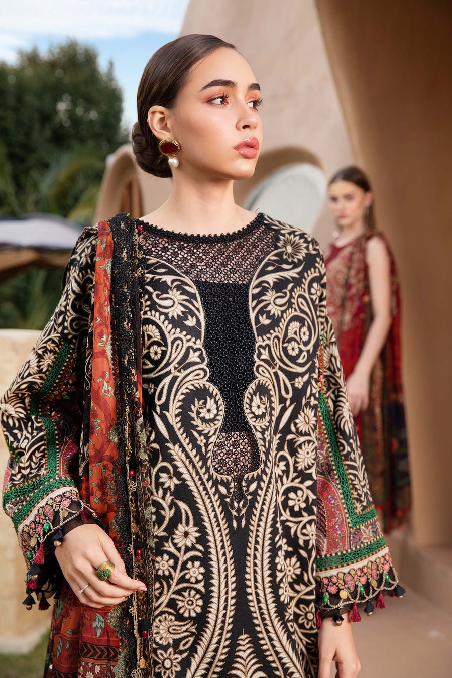 Summer Collection 3 piece unstitched digital printed lawn fabric