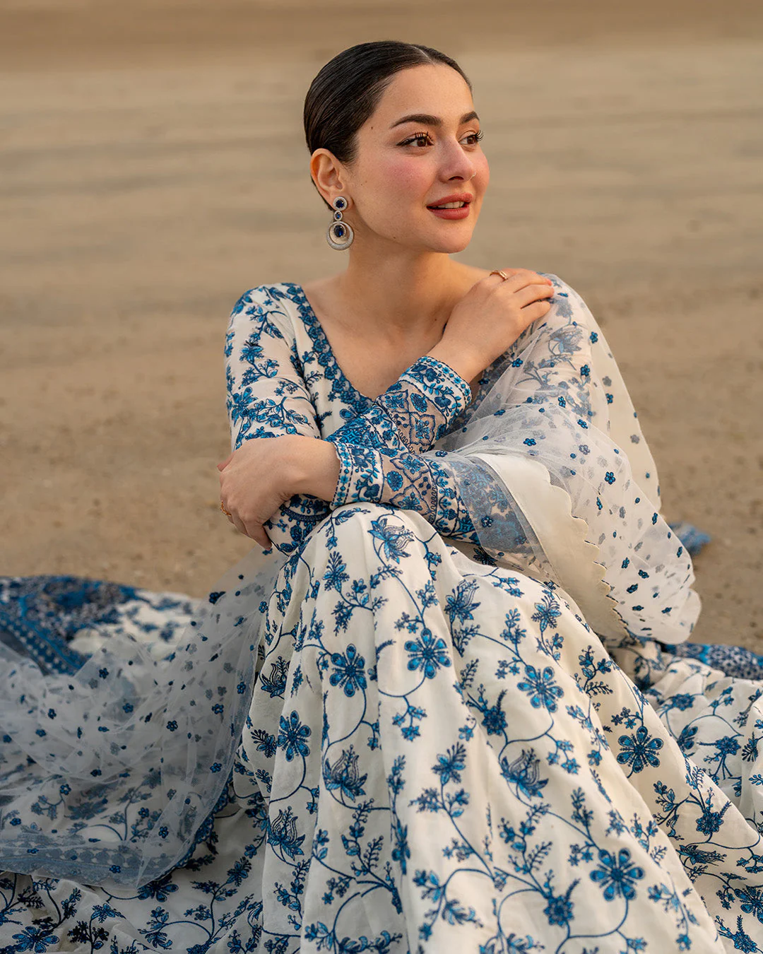 maria .b 3pc embroiderd summer eid collection 786