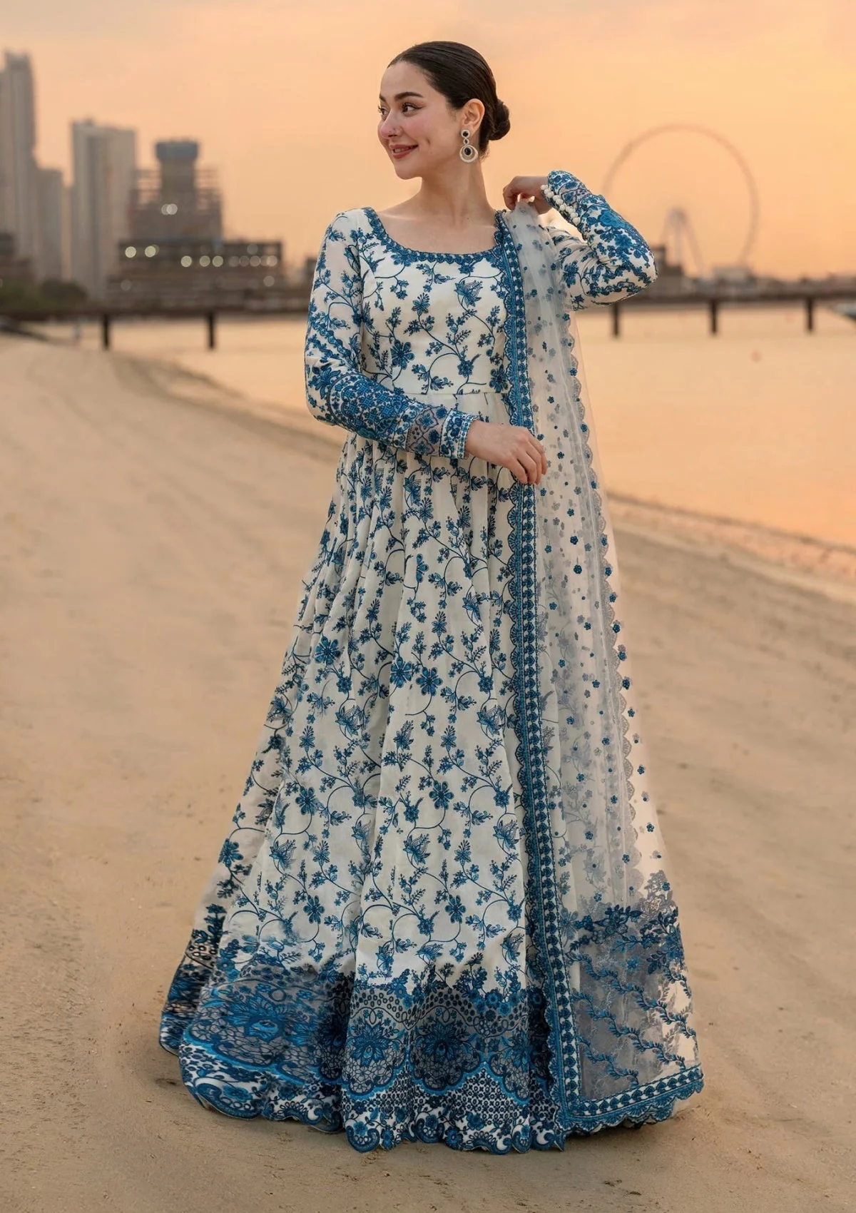 maria .b 3pc embroiderd summer eid collection 786