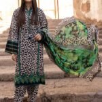 3 Piece - Digital Printed Unstitched Lawn Suit MB-113