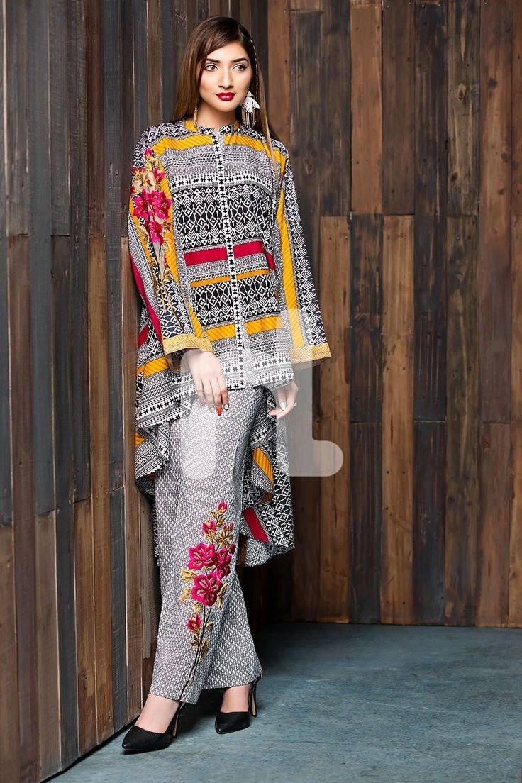 2220136252816dc4a9b5306491ff108b.jpg 2 Piece - Digital Printed Lawn Suit - Image 1