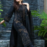 3 Piece - Unstitched Fully Embroided Dhanak Fabric NS-32