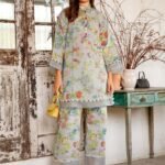 2 Pc Lawn Airjet Digital Printed Suit