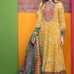 3 pc Lawn suit | Chiffon Dupatta KD-460
