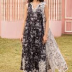 3 Piece - Unstitched Printed Lawn Fabric